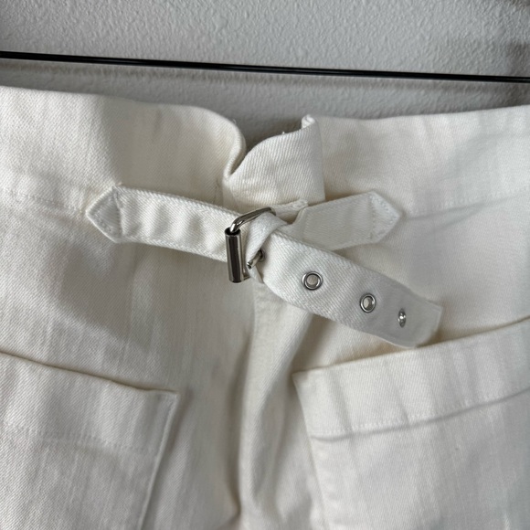 RACHEL COMEY Wilkes Pant Dirty White Distressed Designer Casual Women’s 12 - Picture 13 of 16